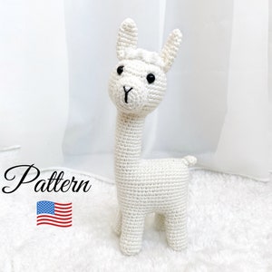 Crochet pattern llama amigurumi. Crochet patterns toy