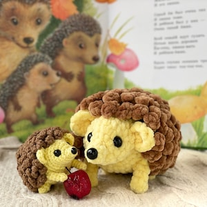 Crochet Pattern Hedgehog / Crochet PATTERN plush toy / Amigurumi stuff toys tutorial  / Amigurumi animals / Pattern amigurumi plush