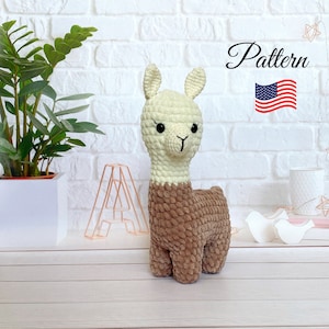 Crochet pattern llama amigurumi Crochet patterns toy