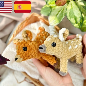 Crochet pattern fawn / Amigurumi stuff toys tutorial / patrón de croche ciervo / Crochet pattern deer Pattern amigurumi plush