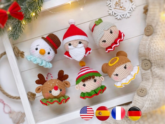Broche De Noël émaillée - Père Noël, Rennes, Bonhomme De Neige Et Anges - Idée Cadeau Fêtes