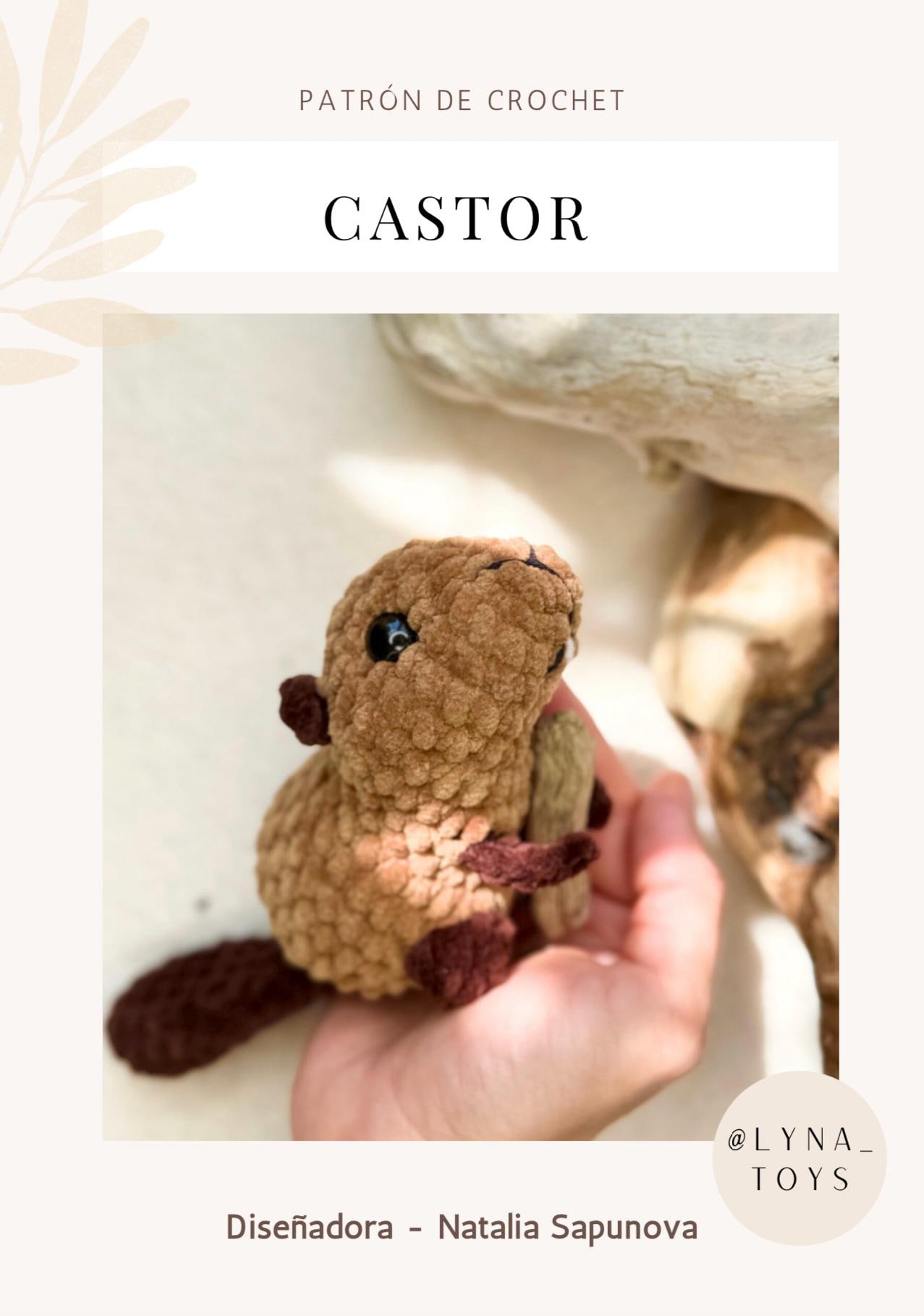 Crochet Pattern Beaver / Amigurumi Stuff Toys Tutorial / Pattern ...