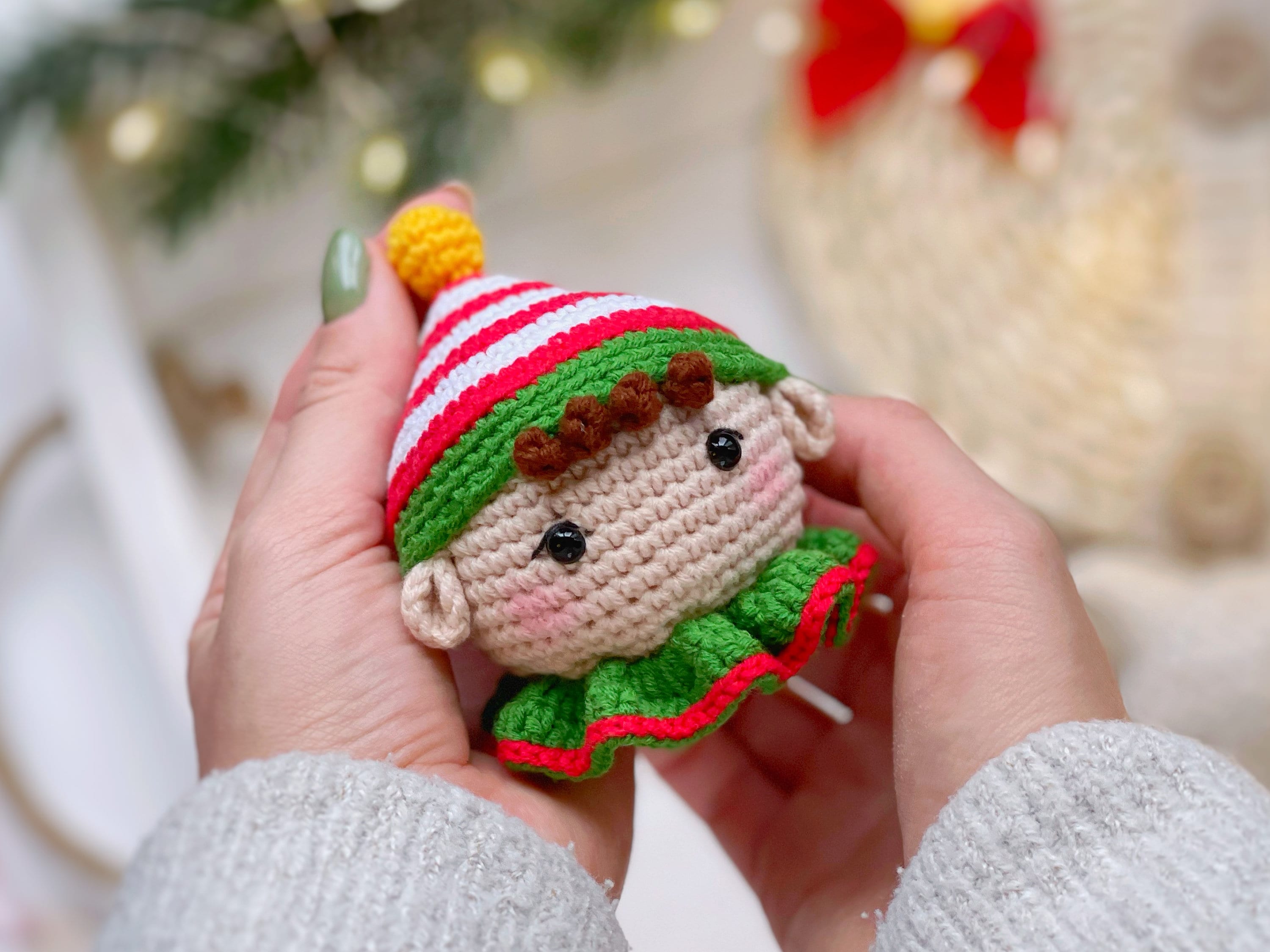 How to make crochet christmas ornaments