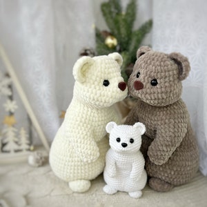 Crochet pattern bear / pattern teddy bear / realistic crochet / Pattern amigurumi plush