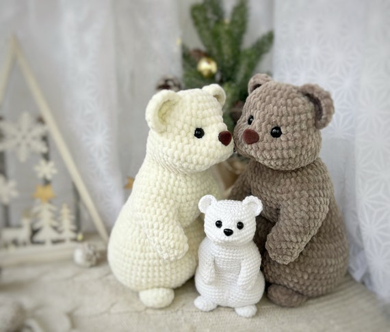 かぎ針編みのパターンのクマ / パターンのテディベア / リアルな