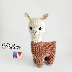 Crochet pattern llama amigurumi Crochet patterns toy image 5