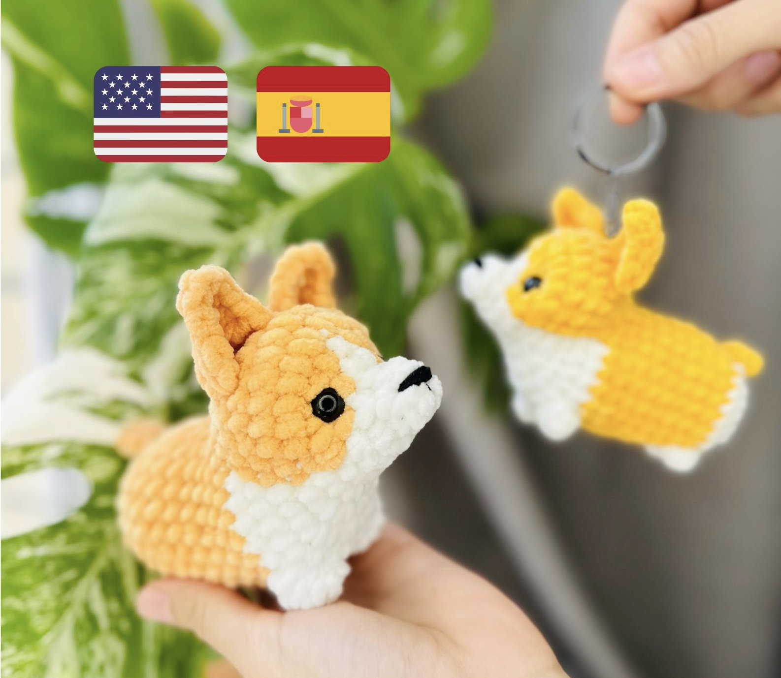 Crochet pattern corgi / Crochet PATTERN plush toy puppy / Amigurumi stuff toys tutorial / Amigurumi pattern dog / Pattern amigurumi plush