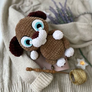 Crochet Pattern Puppy dog \ Crochet PATTERN plush toy / Amigurumi stuff toys tutorials / Amigurumi animals / Pattern amigurumi plush