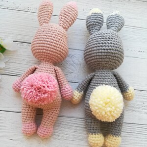 Crochet Easter Bunny Pattern, Amigurumi Rabbit, Toys Crochet Patterns ...