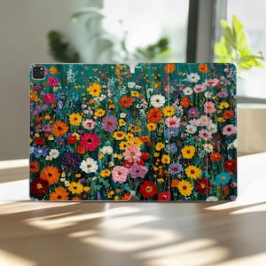 Wildflower iPad Air 11 Case M4 M3 Pro 13 2024 12.9&quot; 2018 A16 2025 10.9 10.2 inch Floral Mini A17 7 6 5 4 3 10th 9th 8th Gen 9.7 Garden Cover