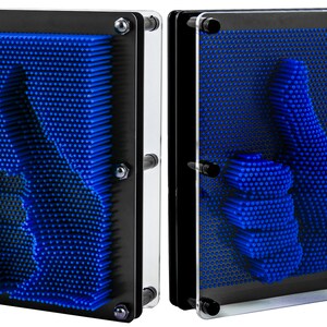 Blue Pin Art Board Game 3D Clone Sculpture Blue Pin Art Toy | Etsy