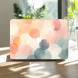Pastel Polka Dot MacBook Air 13 inch Protective Case Pro 16 14 15&quot; M1 M2 M3 M4 2025 2024 2020 Pretty Hard Cover A2681 A2338 A3113 Aesthetic