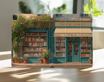 Bookshop iPad Pro 13 Case 12.9 inch A16 11th 2025 Air 6 5 4 10.9&quot; 10.2&quot; Cute iPad Mini A17 iPad 10th 9th 8th 7th Gen Aesthetic Bookish Cover