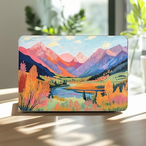 Nature MacBook Pro 14" Case Landscape Mac Book Air 13 15 16 inch Fall Forest M1 M2 M3 M4 Unique Hard Cover 2025 2024 A1932 A2485 Mountains