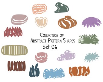 Abstract Pattern svg, Organic shapes svg, decorative elements for use in design.