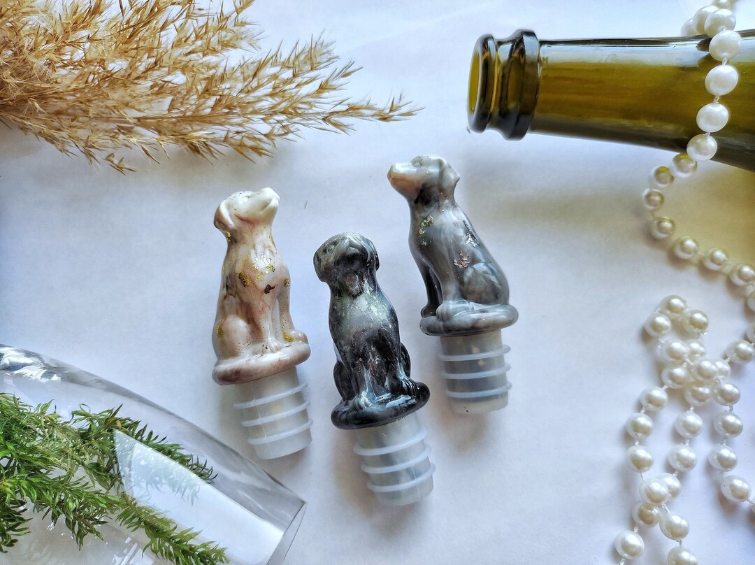 Corgi Dog Wine Bottle Stopper | Wine & Champagne Stopper Gift | Zinc Alloy & Silicone | Gift For Corgi Lovers