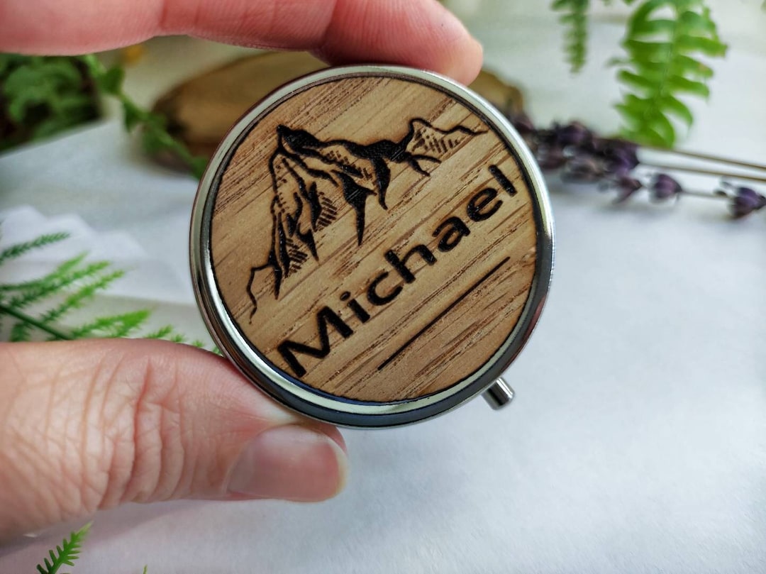Custom Pill Organizer Wood Pill Box Unique Pill Box Etsy Australia