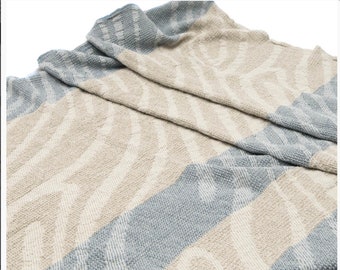 Natural Linen Bath Towel – Stone Washed Soft Waffle Weave Bath Sheet, Flax Sauna & Beach Towel, 30×57 in / 80×145 cm