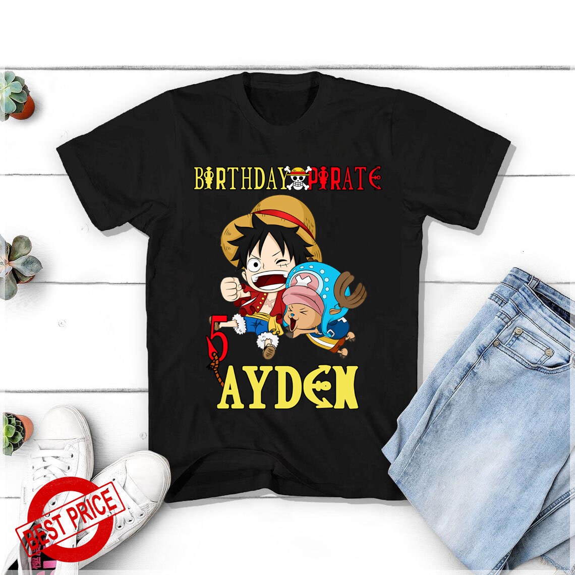 One Piece Luffy Shirt One Piece Luffy Birthday Shirt Monkey Etsy