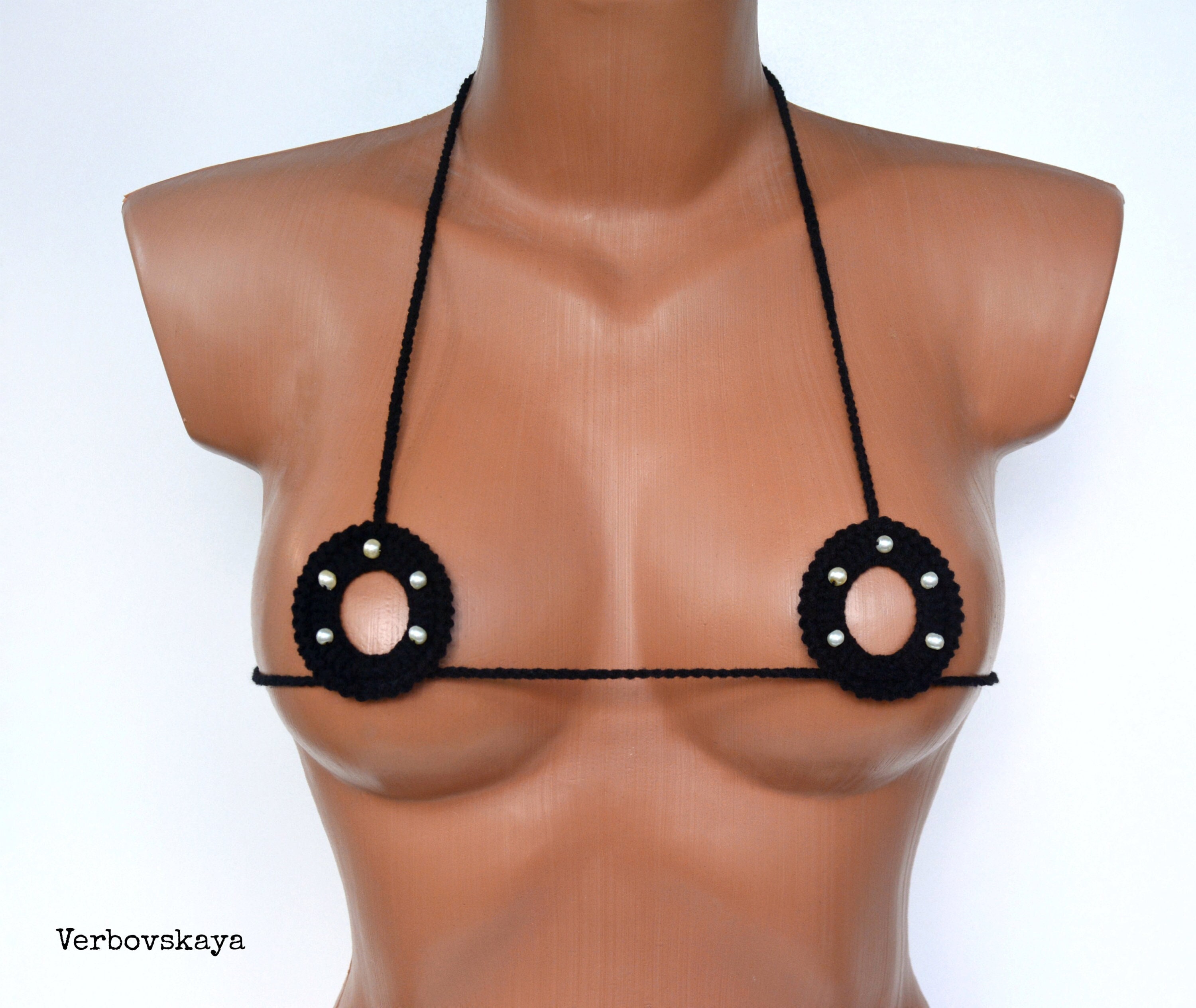 Shelf Bra Exposed Nipples.