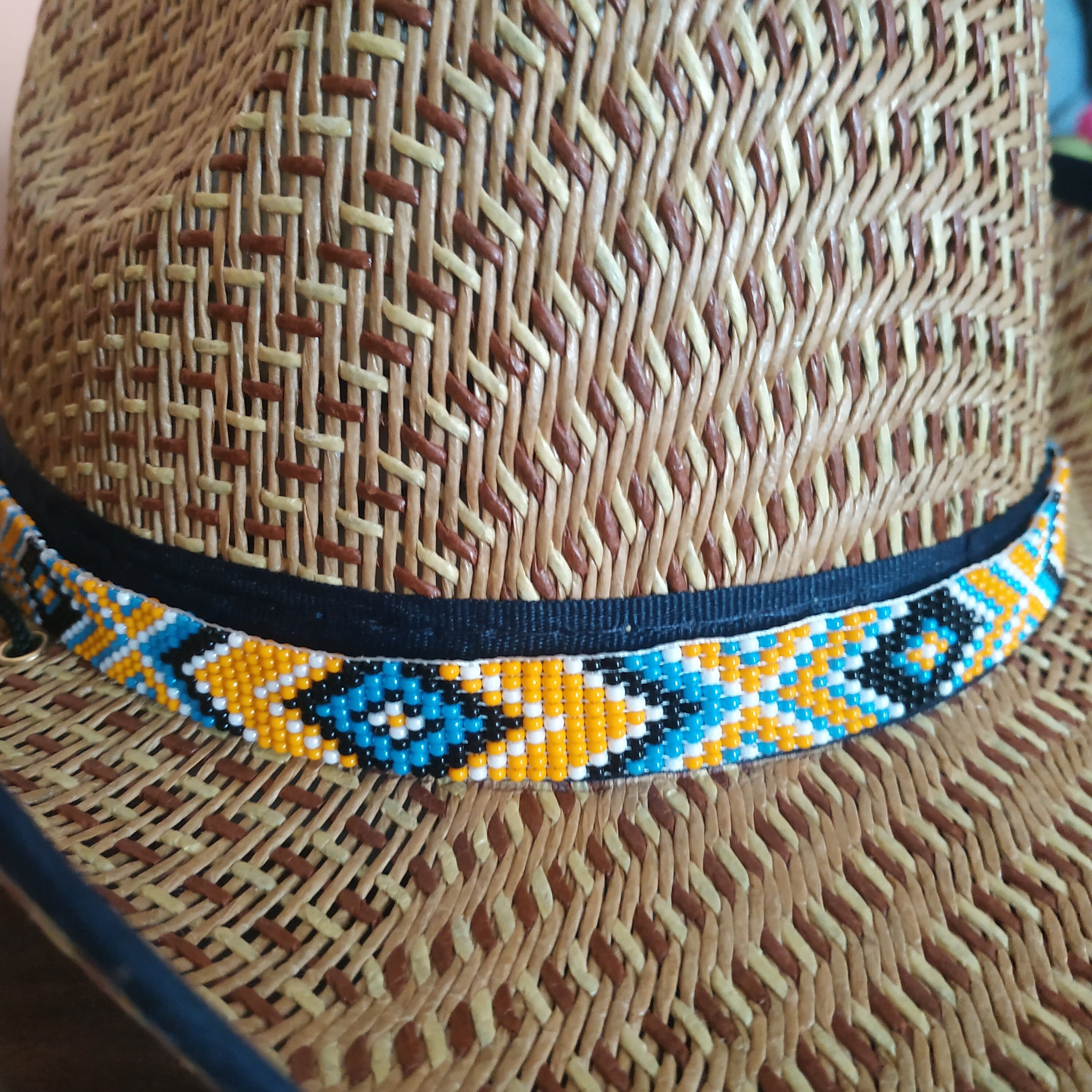 Beaded Ribbon for a Hat Hat Band Hat Bands for Western Hats Etsy