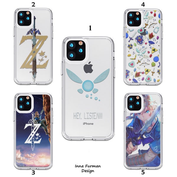 Legend Of Zelda iPhone 15 Pro Max Case Anime Acrylic Case Galaxy S23 Ultra Case iPhone 14 Pro Max Case iPhone 11 Case iPhone 13 Clear Case