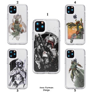 Mandalorian iPhone 15 Pro Max Case Star Wars Acrylic Case Galaxy S23 Ultra Case iPhone 14 Pro Max Case iPhone 11 Case iPhone 13 Clear Case