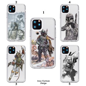 Mandalorian iPhone 15 Pro Max Case Star Wars Acrylic Case Galaxy S23 Ultra Case iPhone 14 Pro Max Case iPhone 11 Case iPhone 13 Clear Case