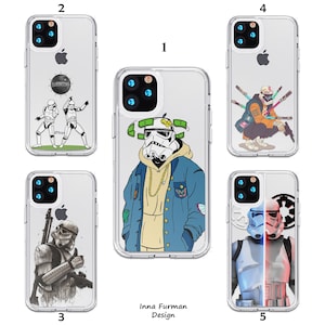Stormtrooper iPhone 15 Pro Max Case Star Wars Acrylic Case Galaxy S23 Ultra Case iPhone 14 Pro Max Case iPhone 11 Case iPhone 13 Clear Case