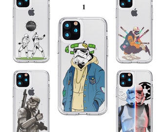 Stormtrooper iPhone 15 Pro Max Case Star Wars Acrylic Case Galaxy S23 Ultra Case iPhone 14 Pro Max Case iPhone 11 Case iPhone 13 Clear Case