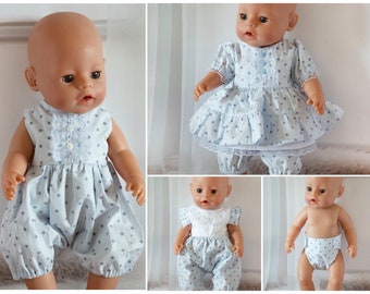 baby dolls clothes handmade fit Annabell born dolls 18 inch doll Tiny Treasures 