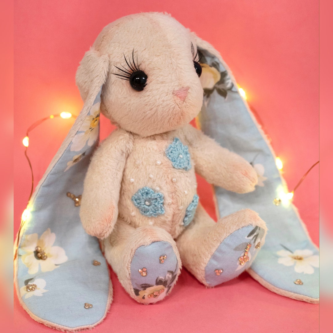 Easter Bunny Toy / Rag Baby Doll Bunny / Plush Bunny Toy / Tilda Bunny