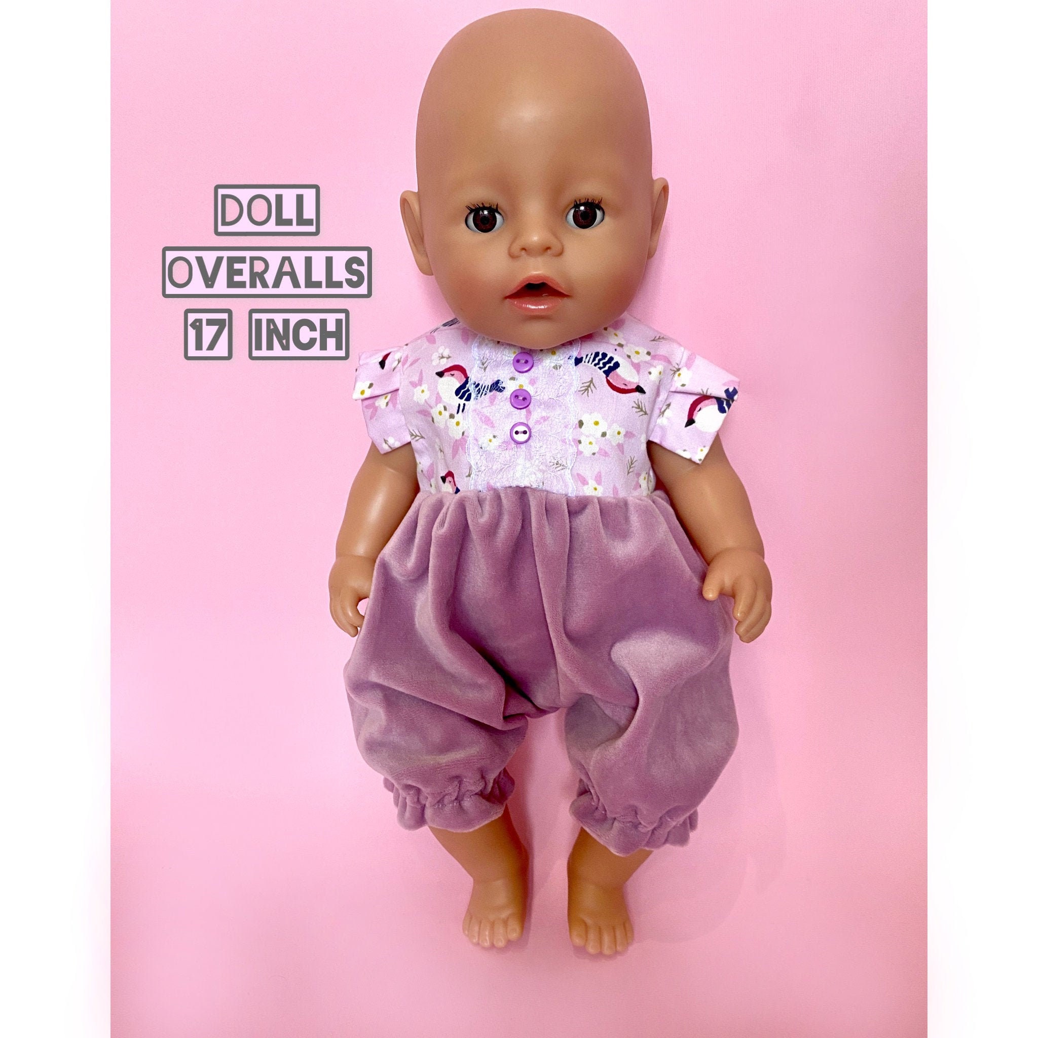 Baby Born doll clothes for 17 inch 43 cm / Overalls for Baby Etsy