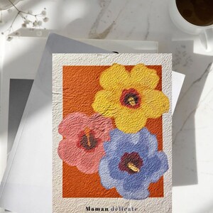 Carte illustration hibiscus