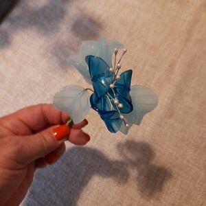 Fiore con petali in vetro di Murano