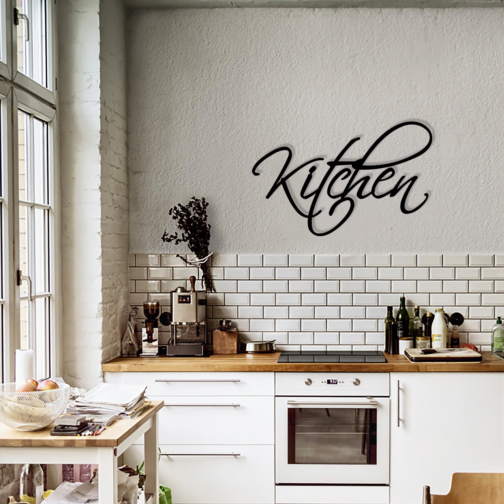 Kitchen sign Metal wall art Cottagecore decor Outdoor decor Etsy