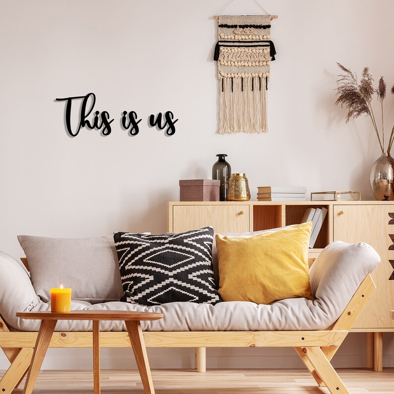 This is us sign Metal wall art This is us letters This is Etsy