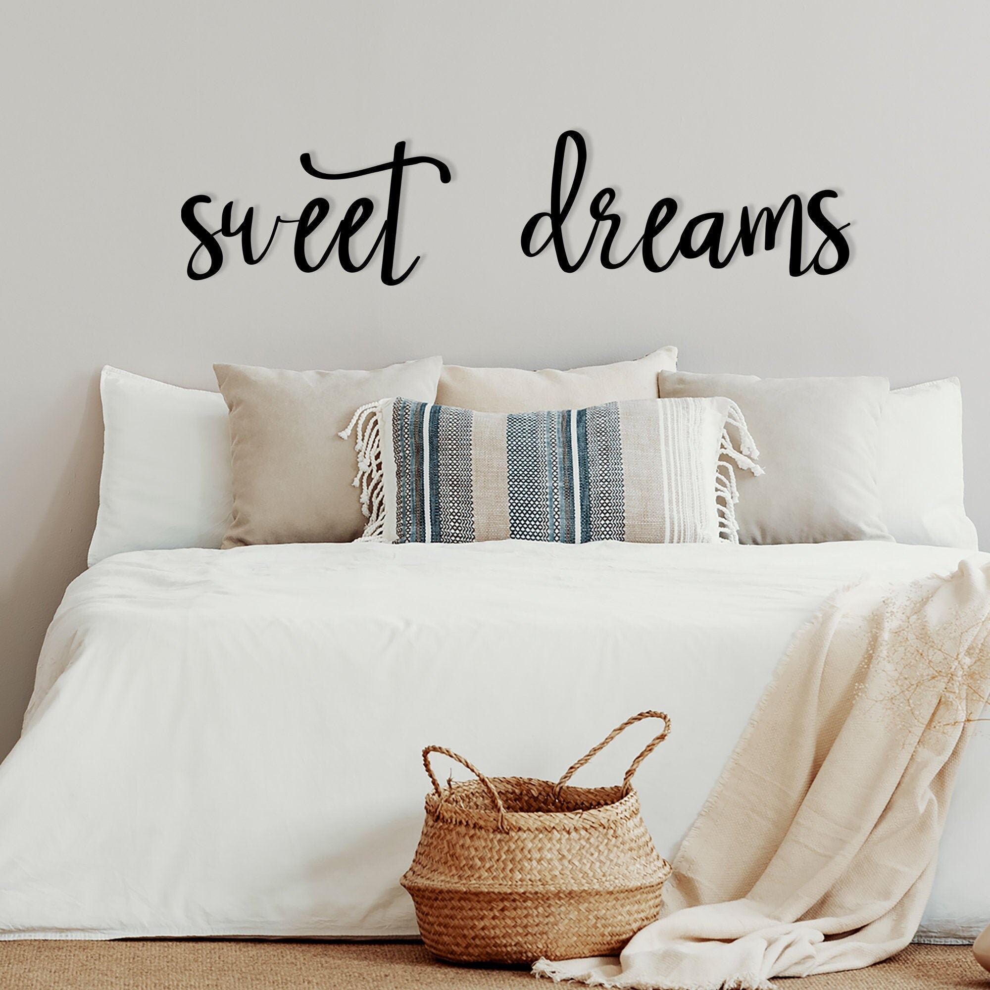 Schlafzimmer Wand dekor über dem Bett Überbett Dekor Sweet Etsy