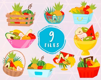 Download Fruit Basket Svg Etsy