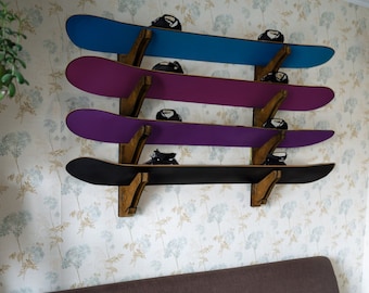 Snowboard wall mount, Ski wall holder, Snowboard wall rack, Snowboard hanger, Ski wall mount, Ski storage rack, Skateboard rack