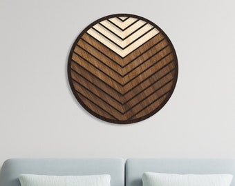 Round wood art, Circle wood wall art, Reclaimed wood decor, Geometric wood wall art modern, Rustic wood wall decor, Farmhouse wood wall art,