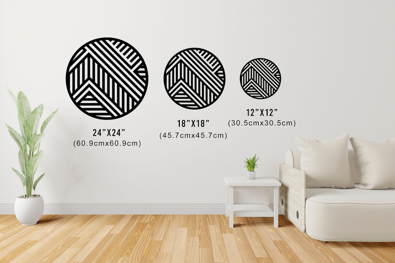 Geometric Wood Wall Art Circle Wood Wall Art Modern Wood Etsy