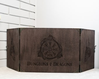 Dungeons and Dragons screen, Wooden dnd screen, Wood dm screen, Dungeon master screen, Personalized dm screen, Dnd dm screen