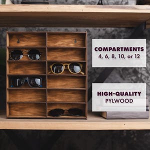 Zonnebrilhouder voor aan de muur, zonnebrildisplay-organizer, zonnebrilrek, zonnebrilstandaard, zonnebrilopberger, brillenhouder
