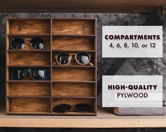 Sunglasses holder for wall, Sunglasses display organizer, Sunglasses rack, Sunglasses stand, Sunglasses storage, Eyeglasses holder