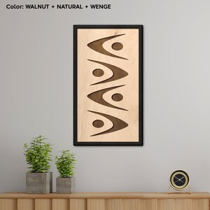 Mid Century Modern wall art, Mid century modern wall decor wooden, Atomic wood wall art,Mcm wood wall art,Retro wood wall art,60s wall decor