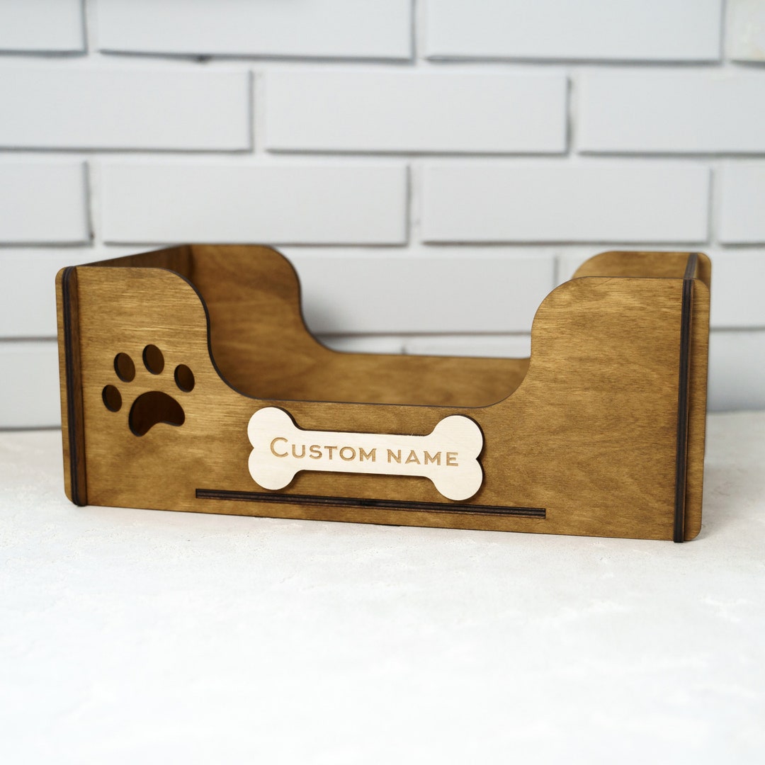Personalized Dog Toy Box, Custom Dog Toy Box, Wooden Dog Toy Box, Dog Toy Storage, Pet Toy Box