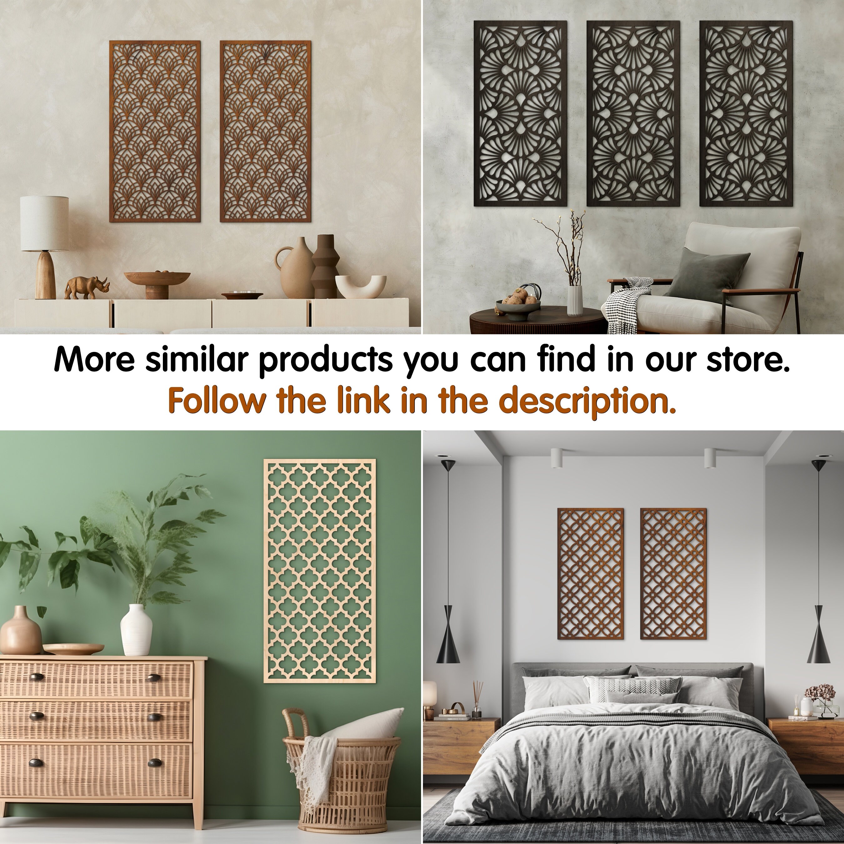 Moroccan Wall Panel, Arabic Panels, Moroccan Style Decor, Decorative ...