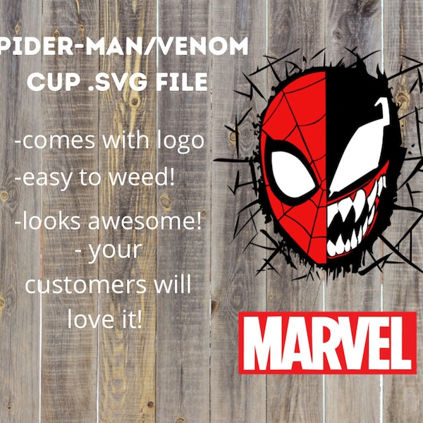 Spider-Man Venom .SVG file