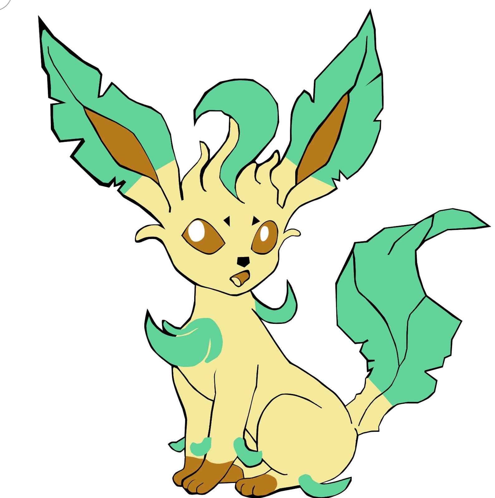 Cute Eevee SVG Etsy